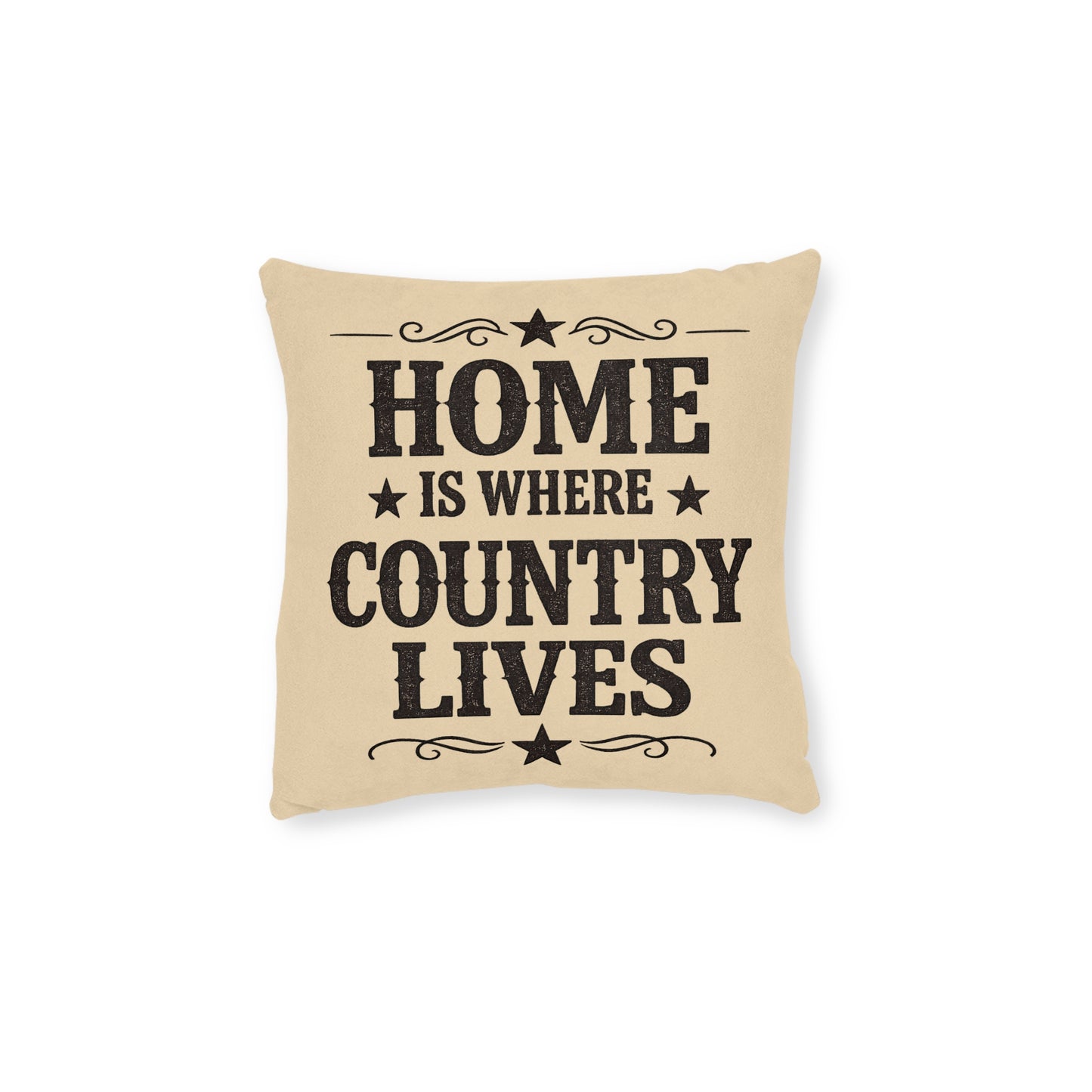 Home Is Where Country Lives Cushion – Country Home Decor