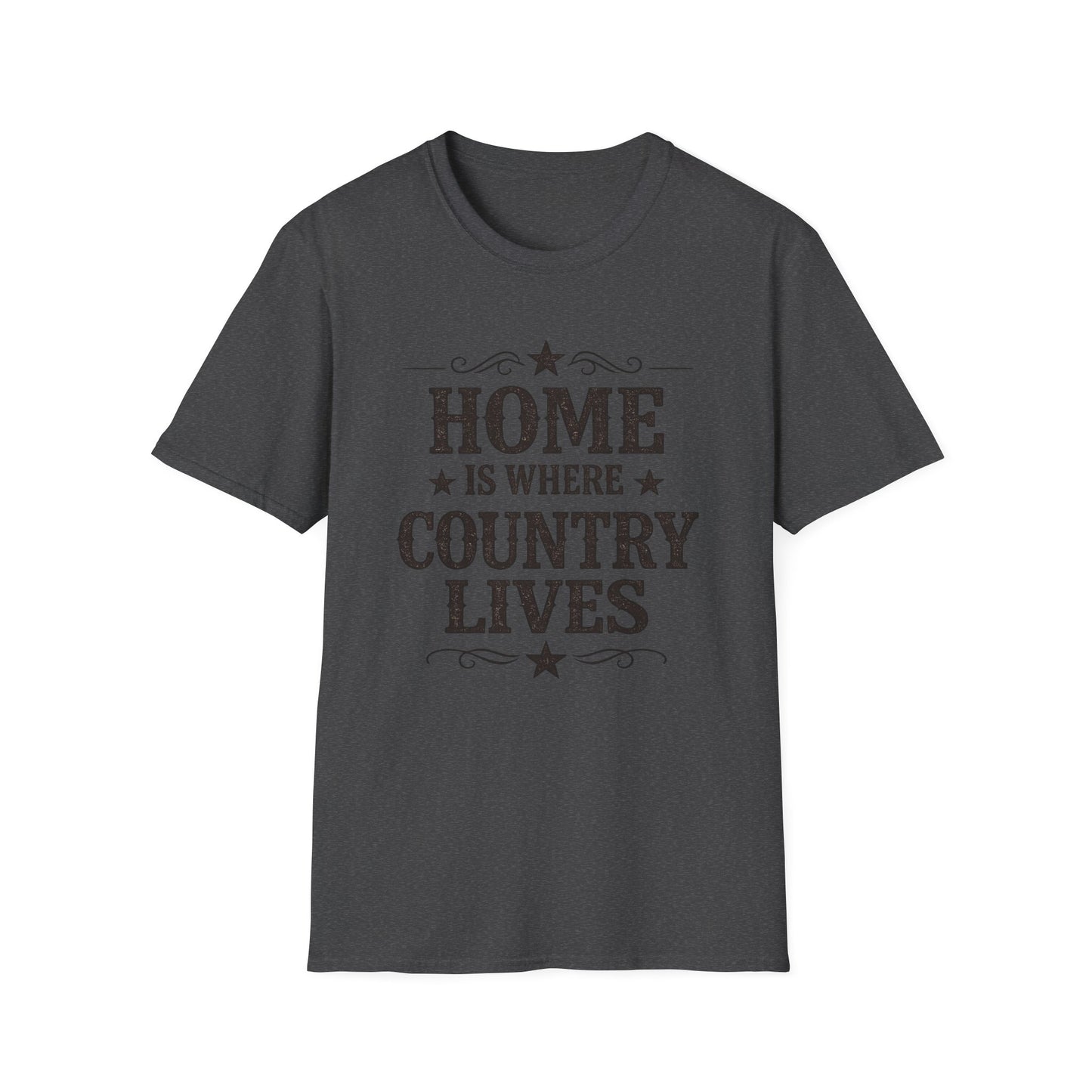 Home Is Where Country Lives T-Shirt – Country Style Tee
