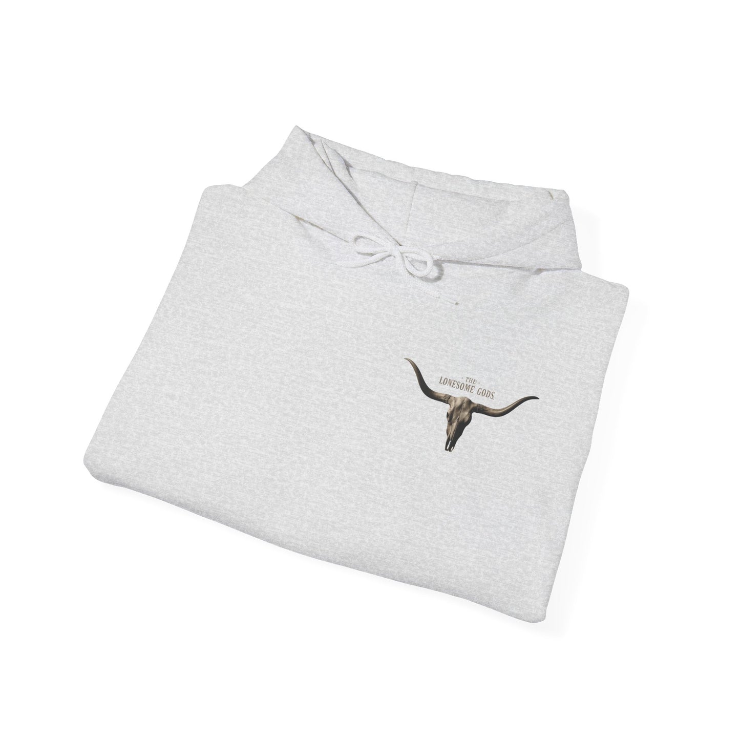 Sweat à capuche graphique Lonesome Gods - Sweat-shirt unisexe en tissu épais avec motifs des deux côtés