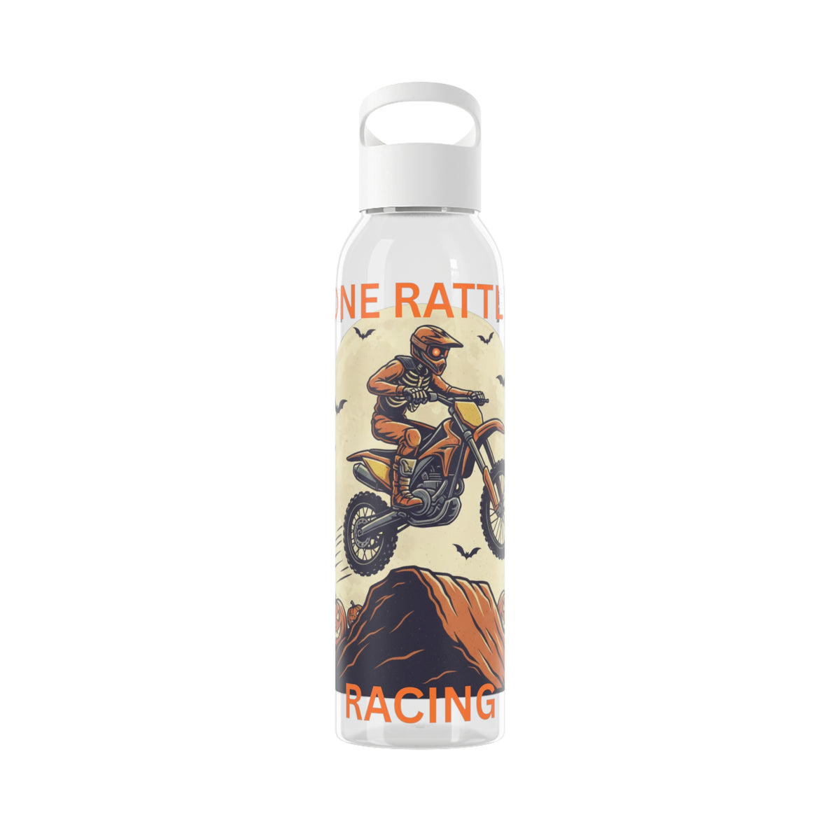 Bone Rattler Motocross Halloween Water Bottle – Dirt Bike Bottle