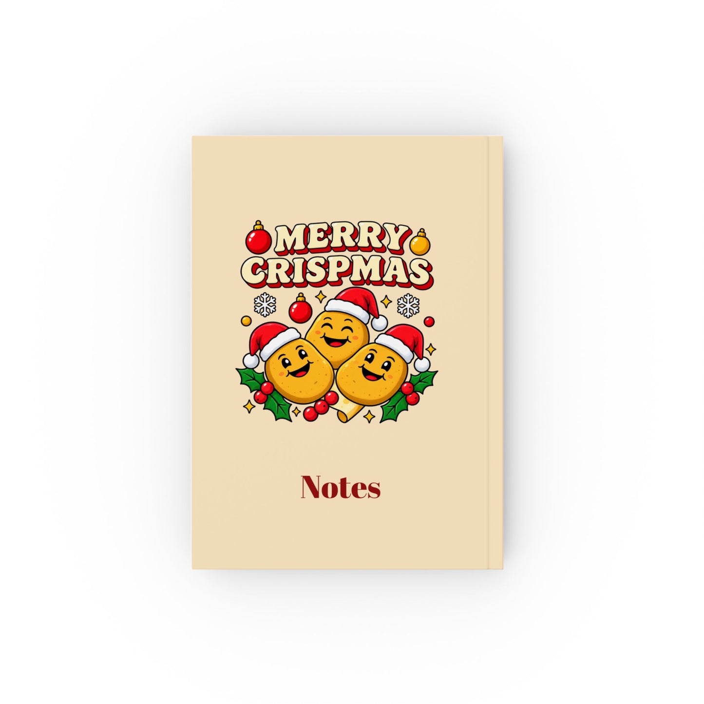 Merry Crispmas Christmas Notebook – Festive Notes Journal