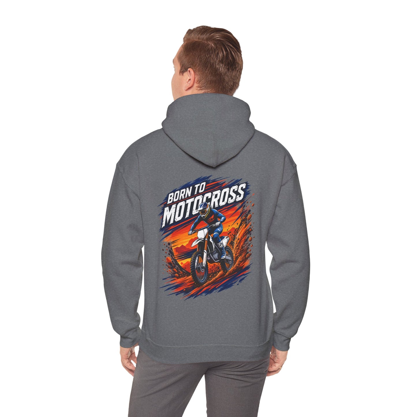 Sweat à capuche de motocross, sweat-shirt unisexe Heavy Blend