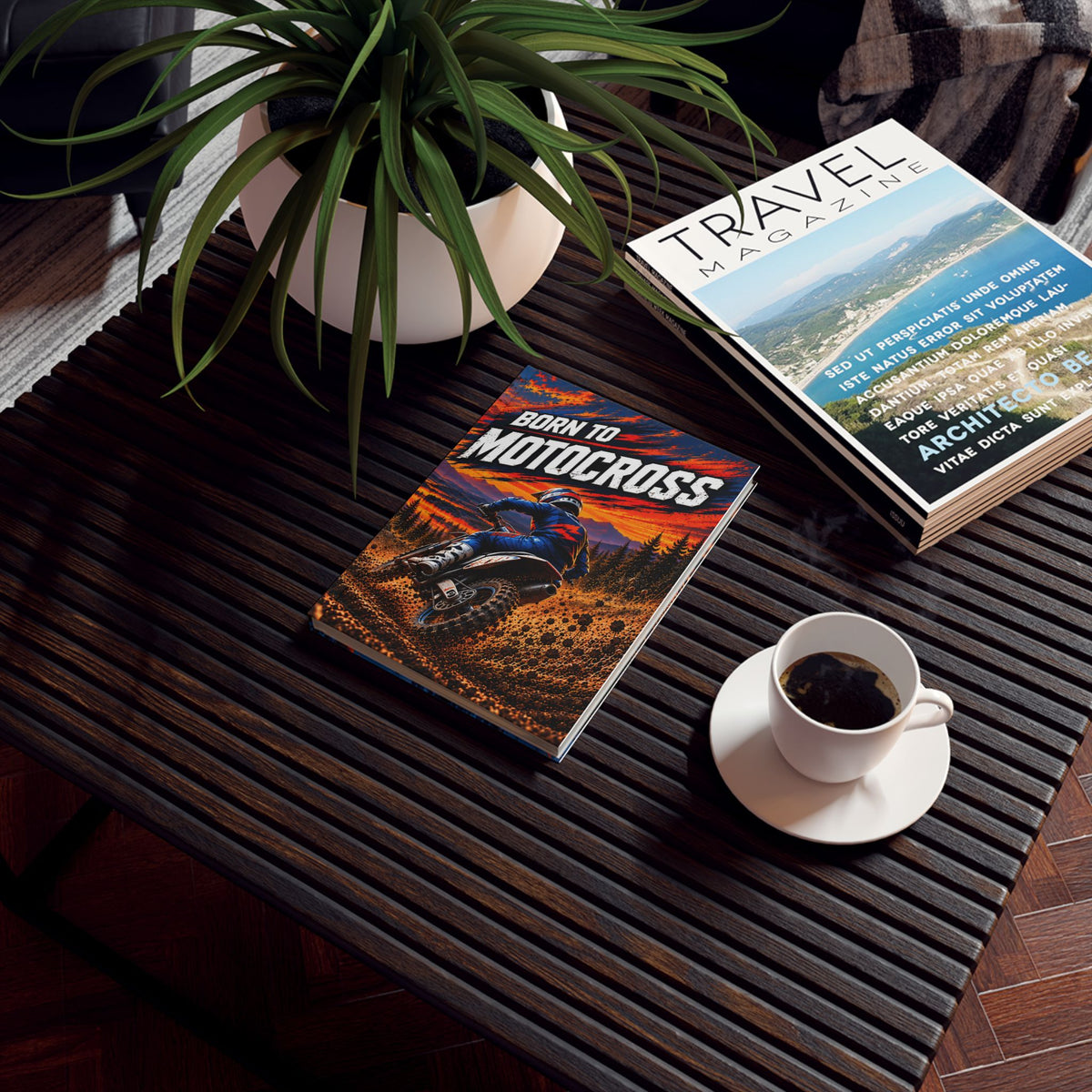 Born to Motocross Hardback Journal – Motocross Notebook