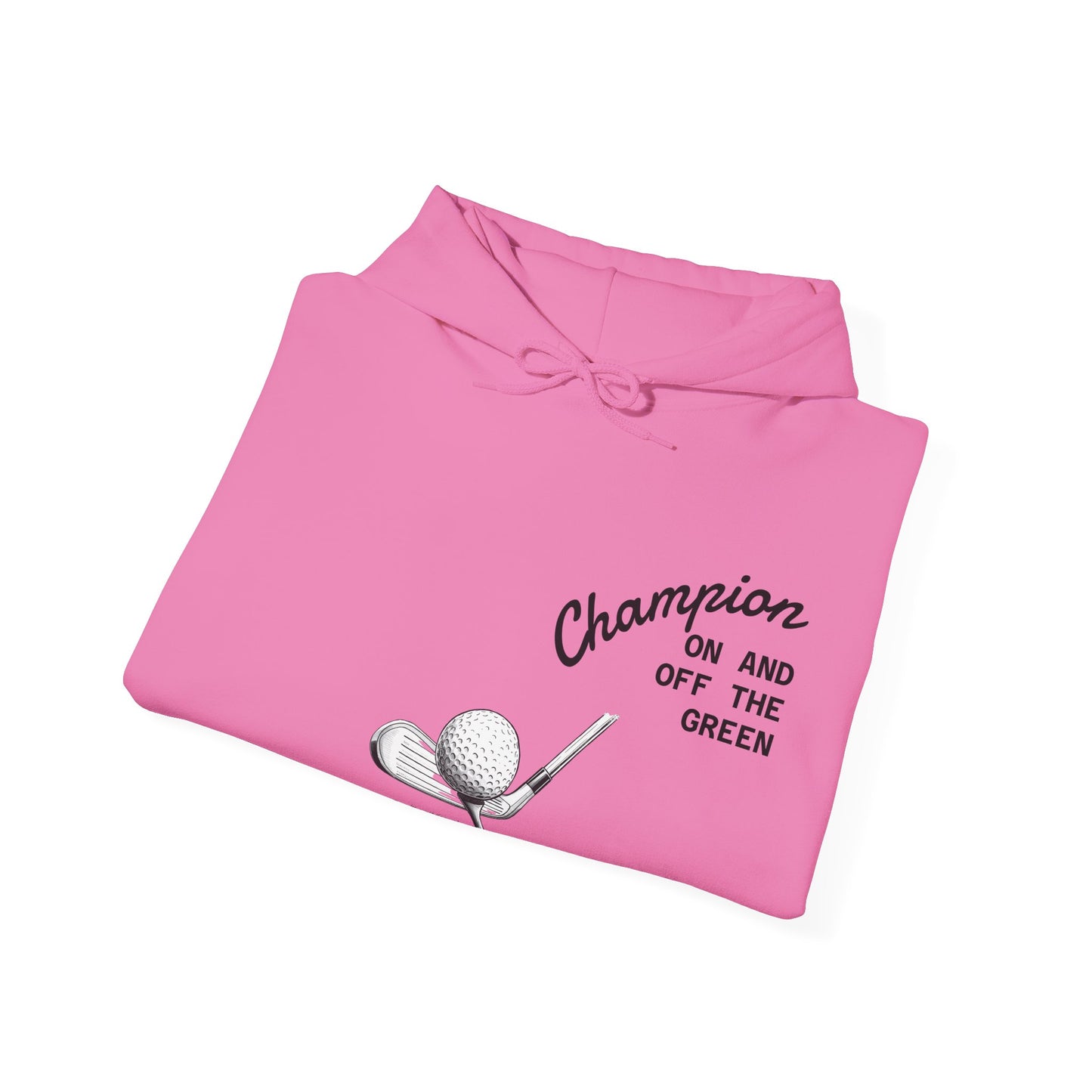 Golf Champion Hoodie, Unisex Golf Sweatshirt, Sports Gift for Him/Her, Casual Golf Apparel, Golf Lover Outfit