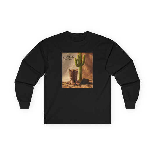 Long Sleeve Tee Cowboy Dreaming Unisex Design