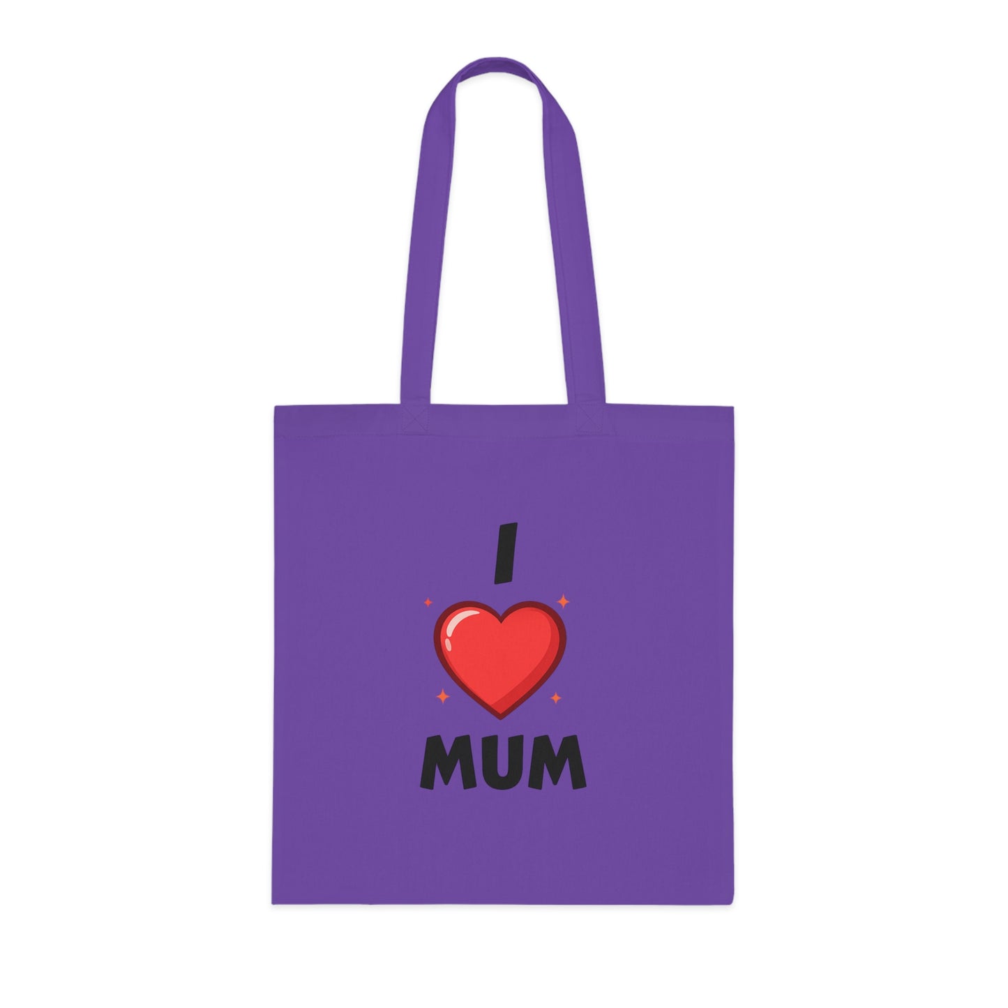 I Love Mum Tote Bag | Reusable Canvas Shopping Bag | Gift for Mum | Mother's Day Gift | Everyday Tote | Gifts & Lifestyle