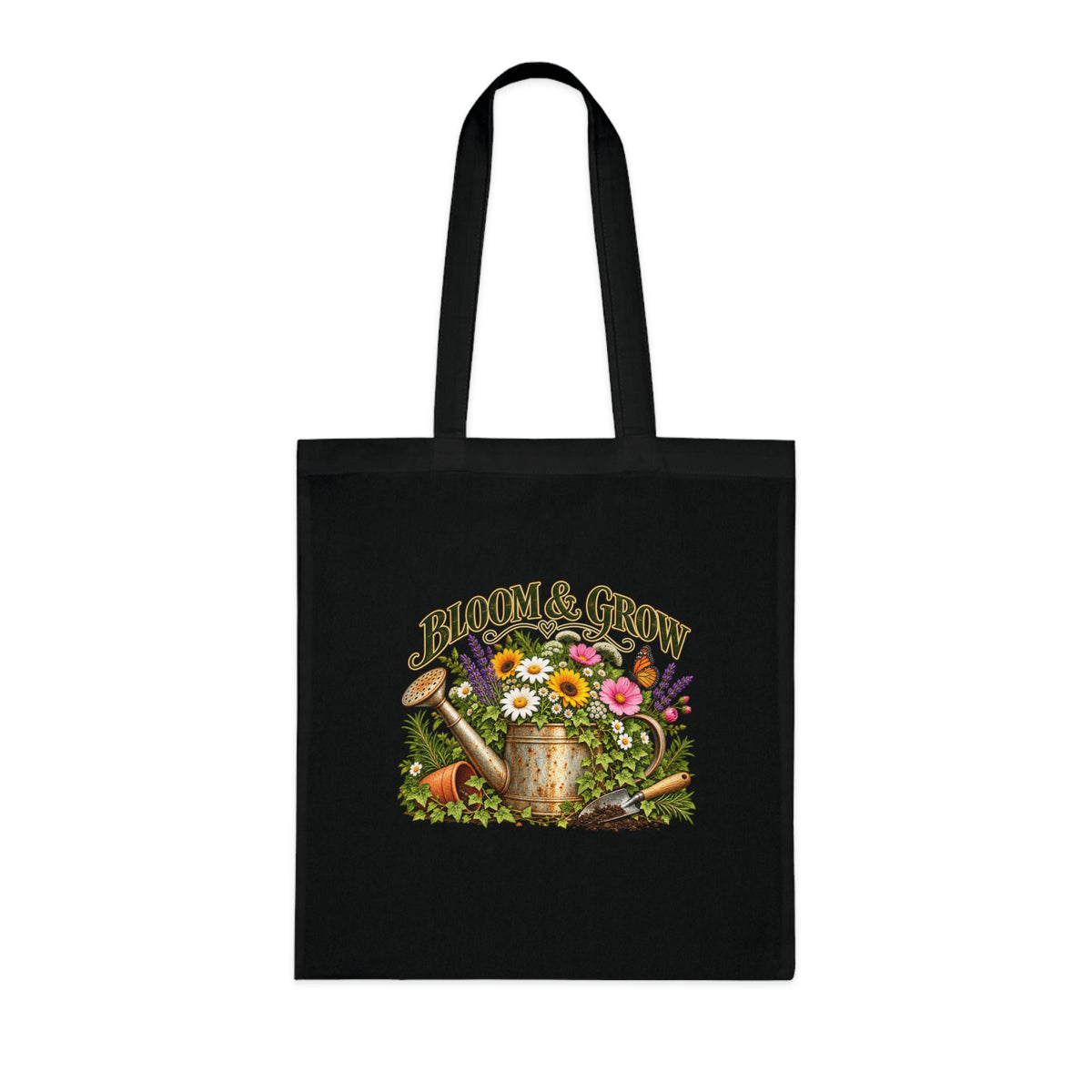 Bloom & Grow Vintage Garden – Gardening Tote Bag