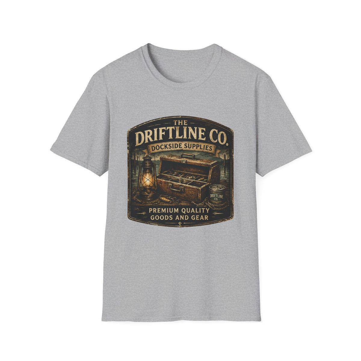 The Driftline Company – Dockside Supplies Indigo Blue T-Shirt