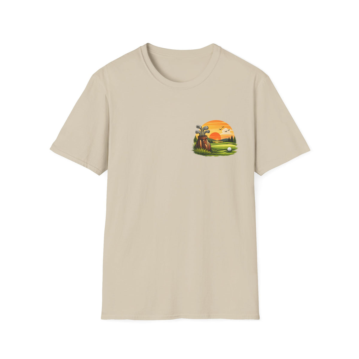 Sunset Golf T-Shirt – Minimal Golf Design