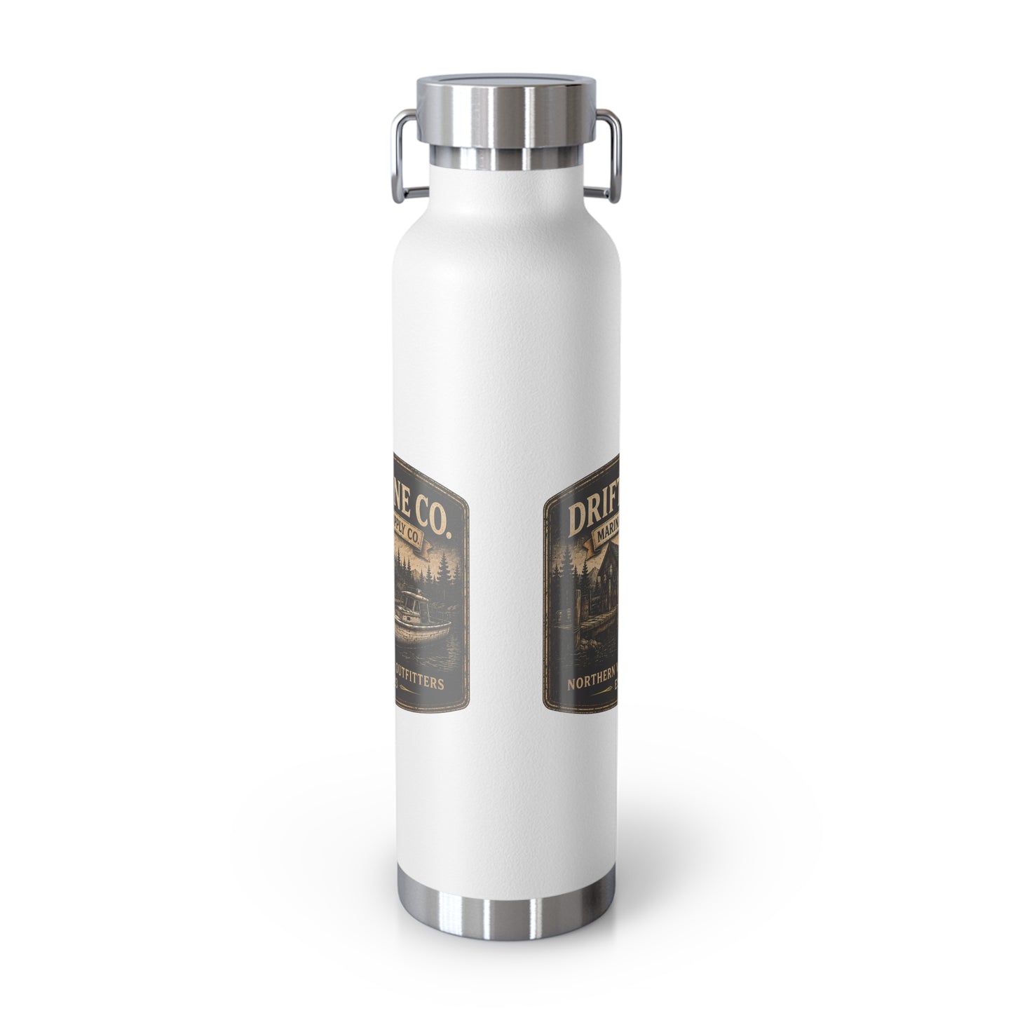 The Driftline Company Marina & Supply Co. Insulated Flask | Northern Water Outfitters Stainless Steel Water Bottle