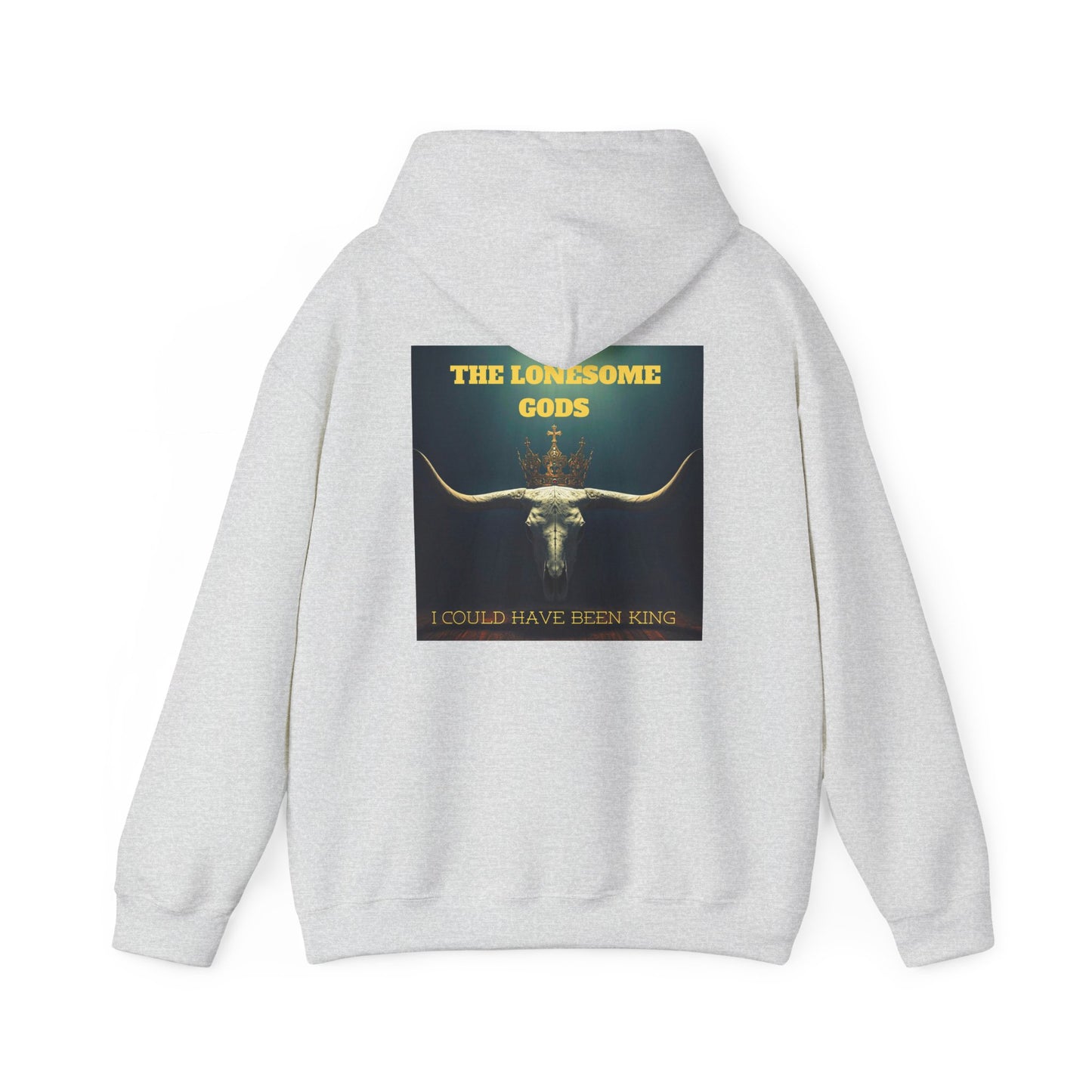 Sweat à capuche graphique Lonesome Gods - Sweat-shirt unisexe en tissu épais avec motifs des deux côtés