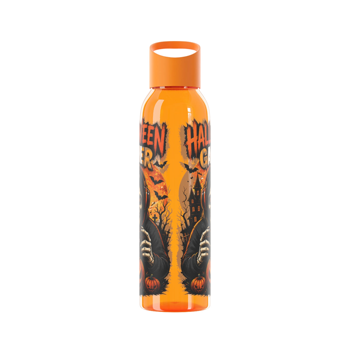 Halloween Gamer Water Bottle – Skull Gaming Bottle