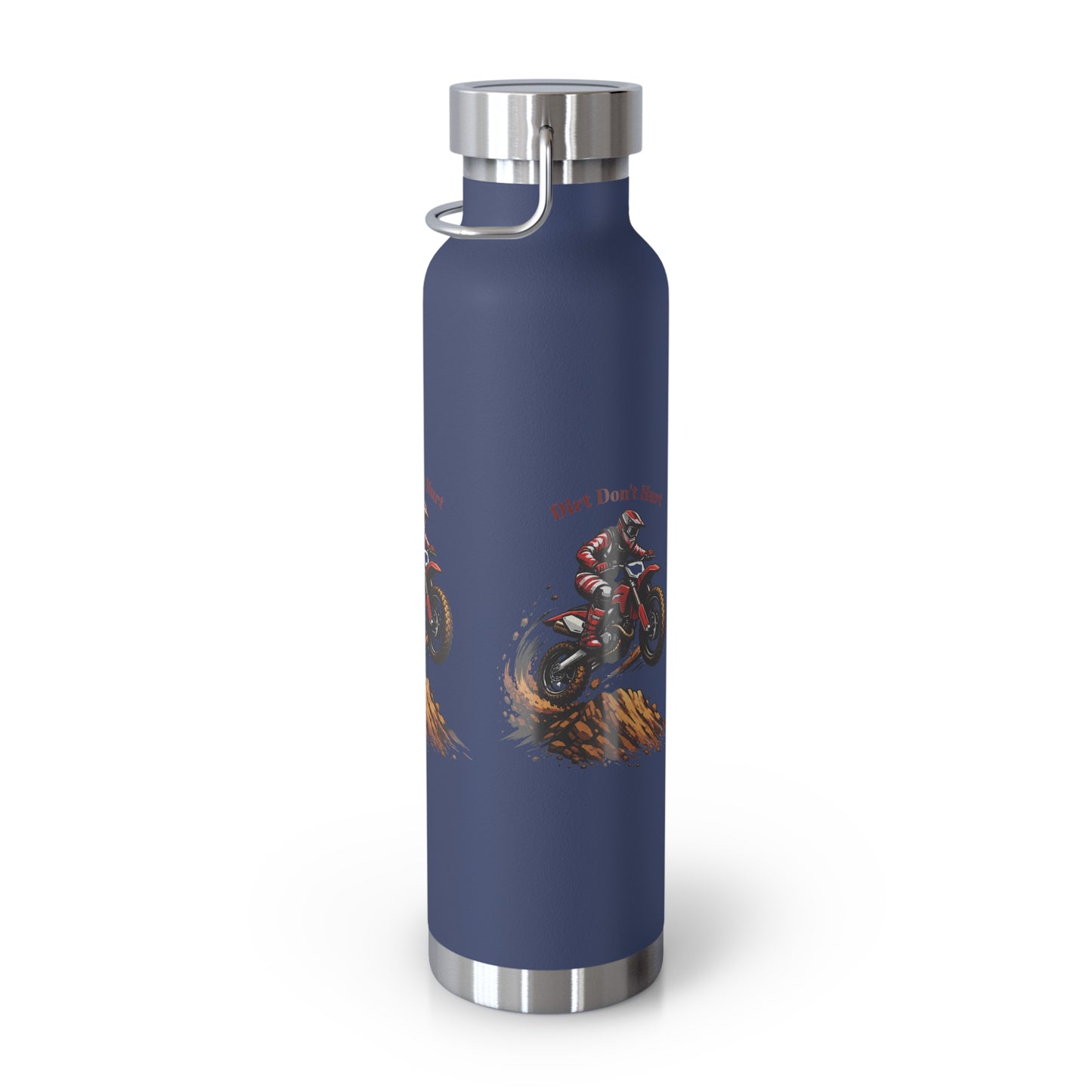 Dirt Don’t Hurt Moto Water Bottle — 22oz Insulated Stainless Steel