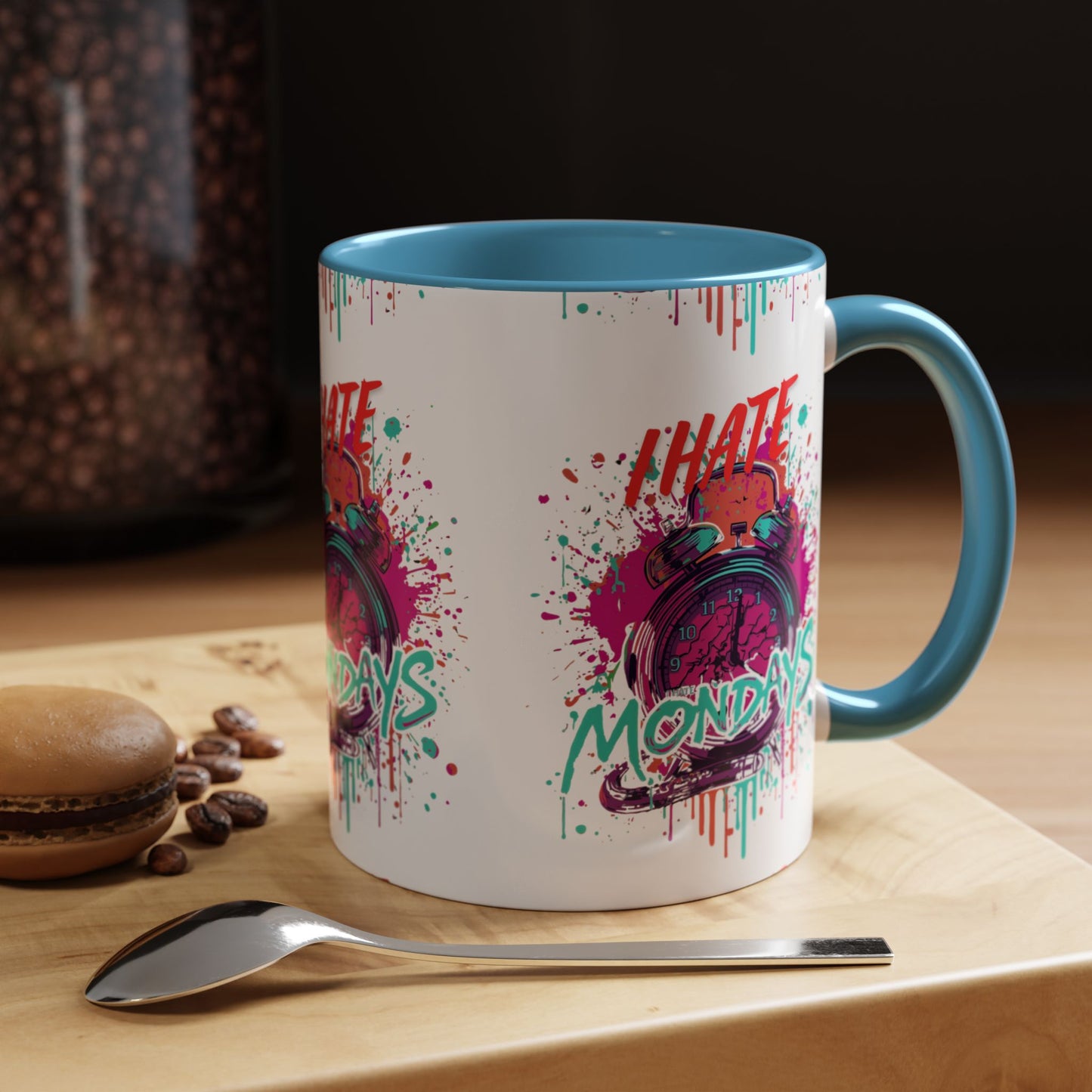 I Hate Mondays Accent Mug