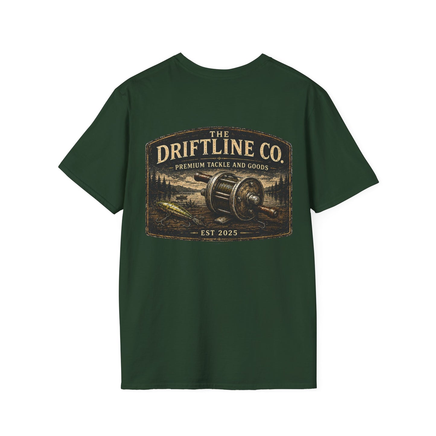 The Driftline Company Premium Tackle & Goods Fishing T-Shirt