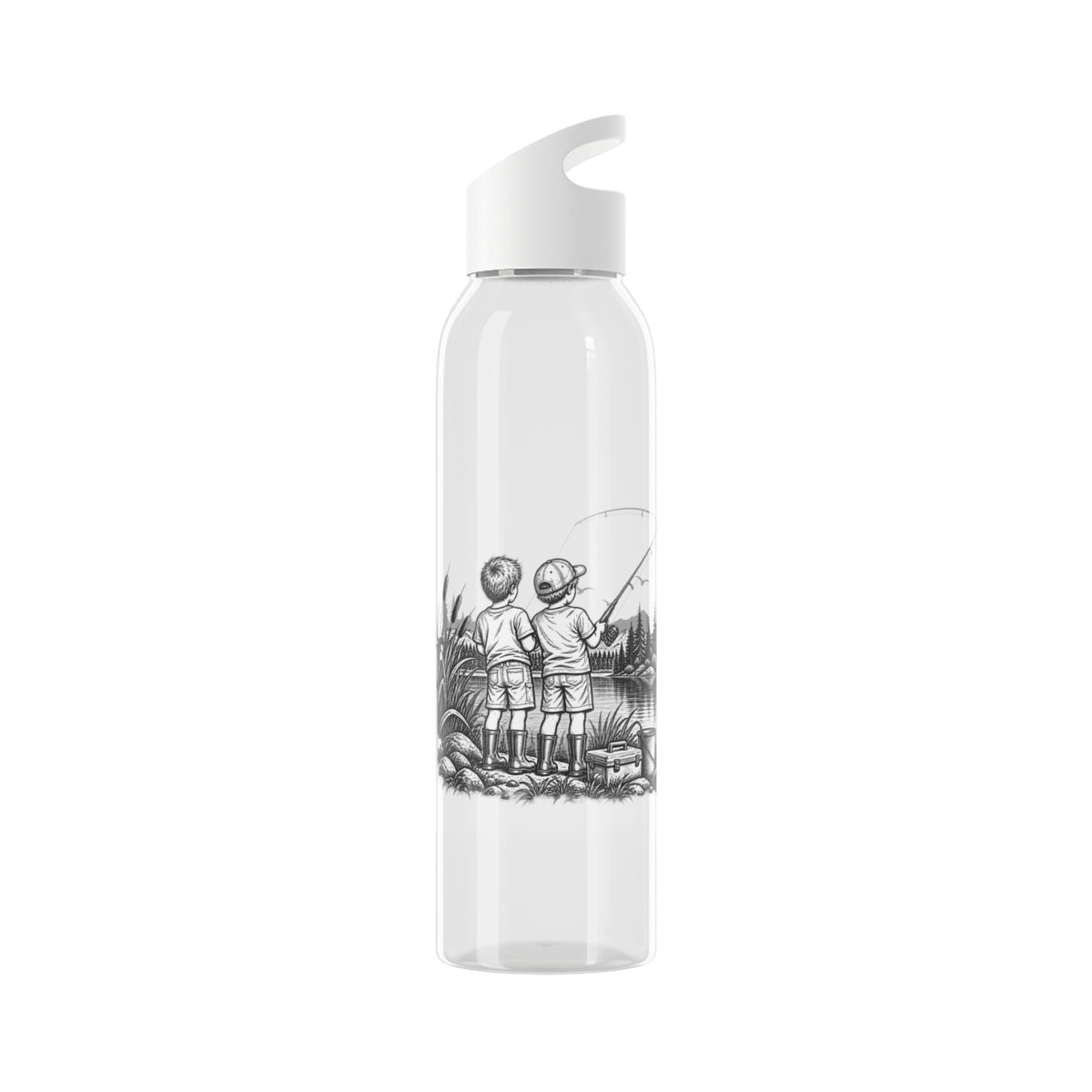 Fishing Friends Water Bottle – Illustrated Fishing Bottle