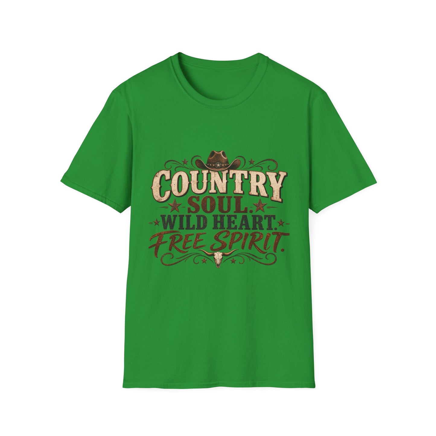 Country Soul Wild Heart Free Spirit T-Shirt – Western Country Tee