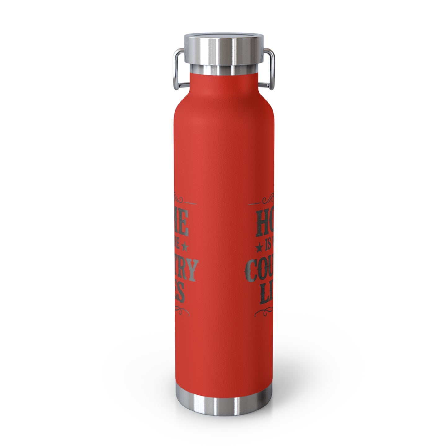 Home Is Where Country Lives Insulated Flask – 22oz Country Water Bottle