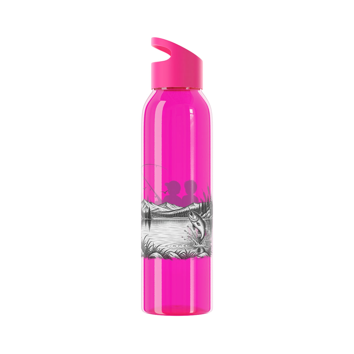 Fishing Friends Water Bottle – Illustrated Fishing Bottle
