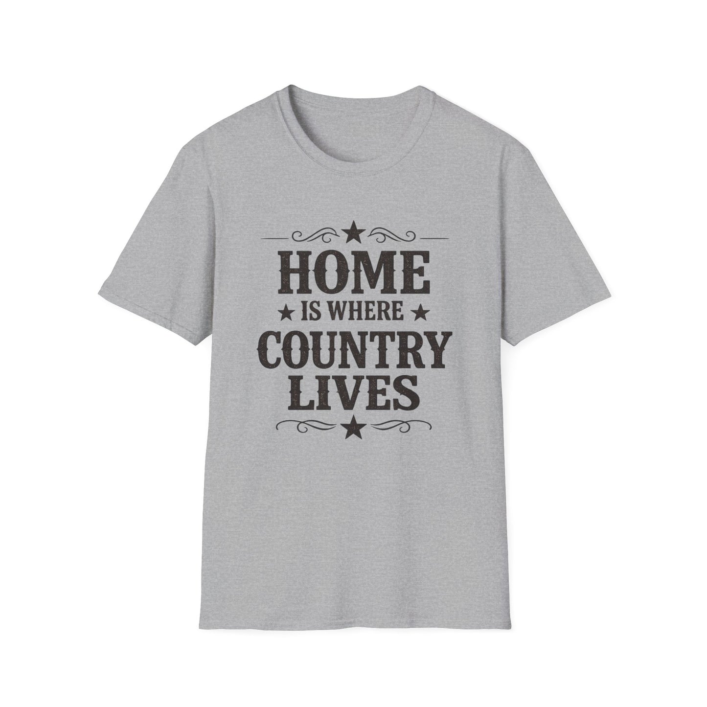 Home Is Where Country Lives T-Shirt – Country Style Tee