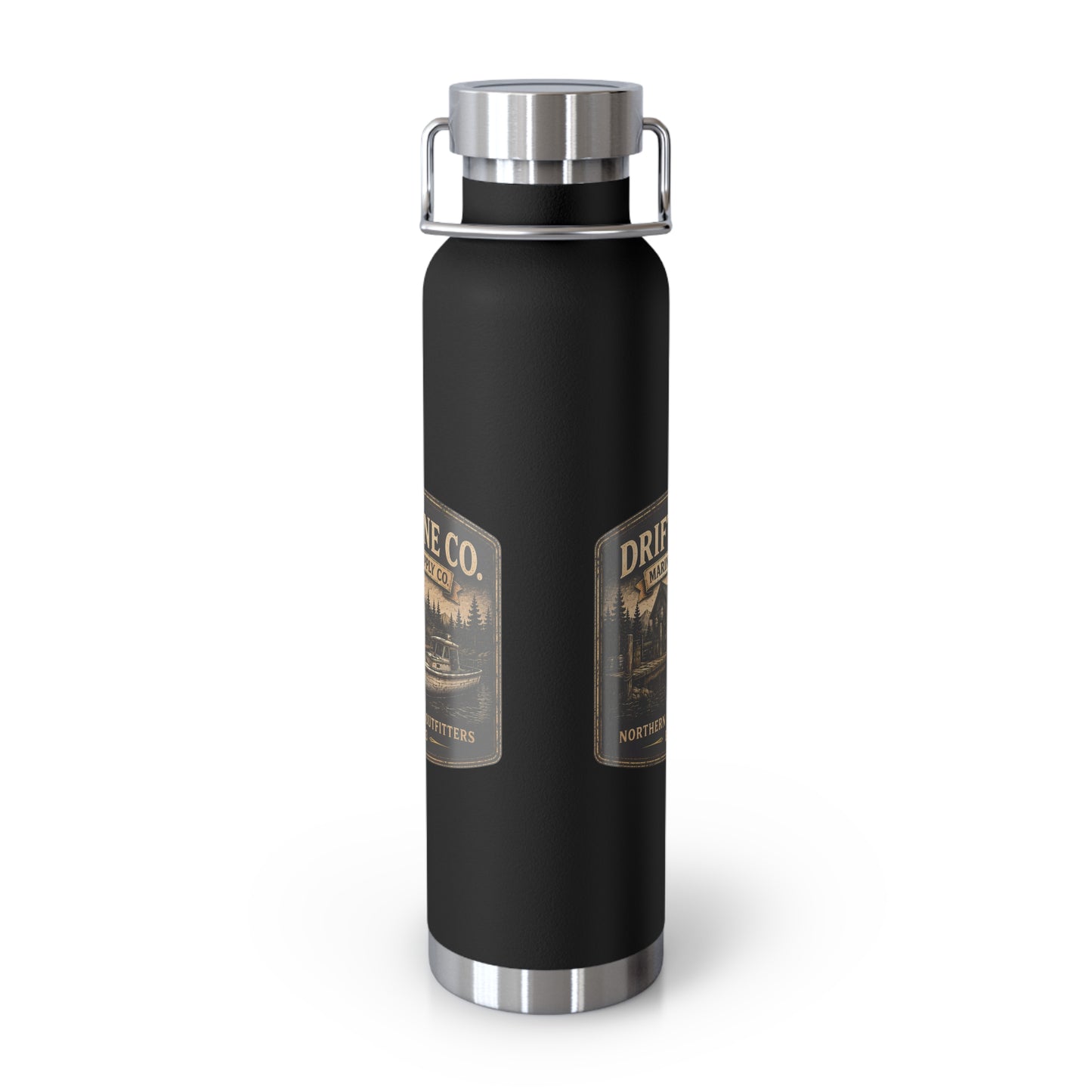 The Driftline Company Marina & Supply Co. Insulated Flask | Northern Water Outfitters Stainless Steel Water Bottle