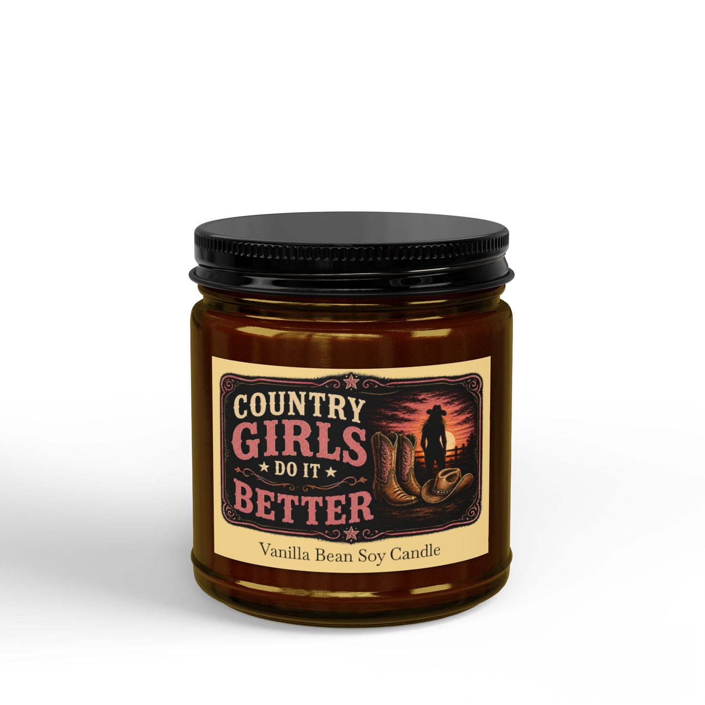 Country Girls Do It Better Vanilla Bean Scented Soy Candle