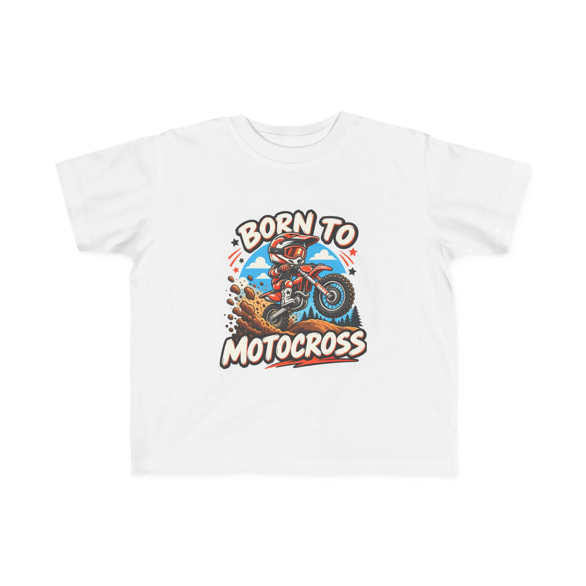 Born to Motocross Kleinkind T-Shirt – Kleines MX-Fahrer Shirt