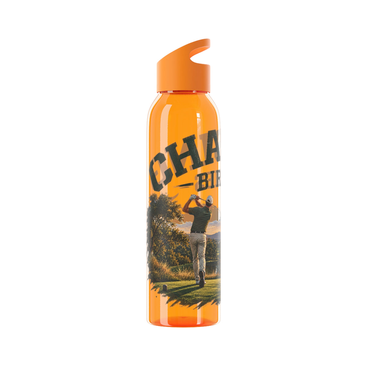 Chasing Birdies Golf Water Bottle – Full Wrap Golfer Design
