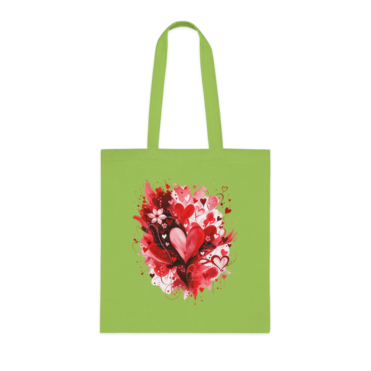 Floral Hearts Tote Bag | Heart & Floral Shopper