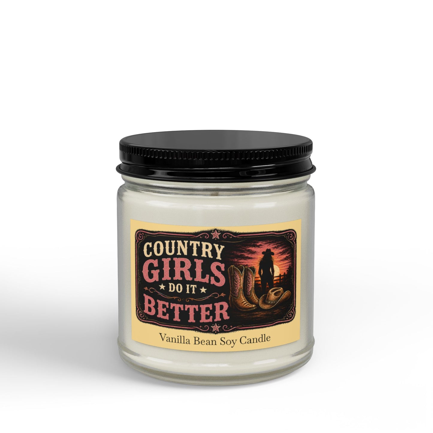 Country Girls Do It Better Vanilla Bean Scented Soy Candle