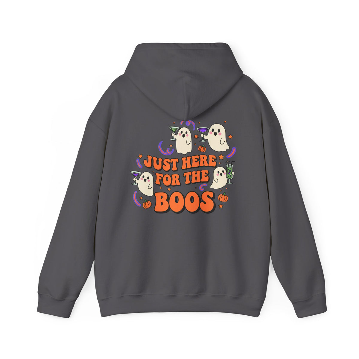 Just Here for the Boos Halloween Ghost Hoodie