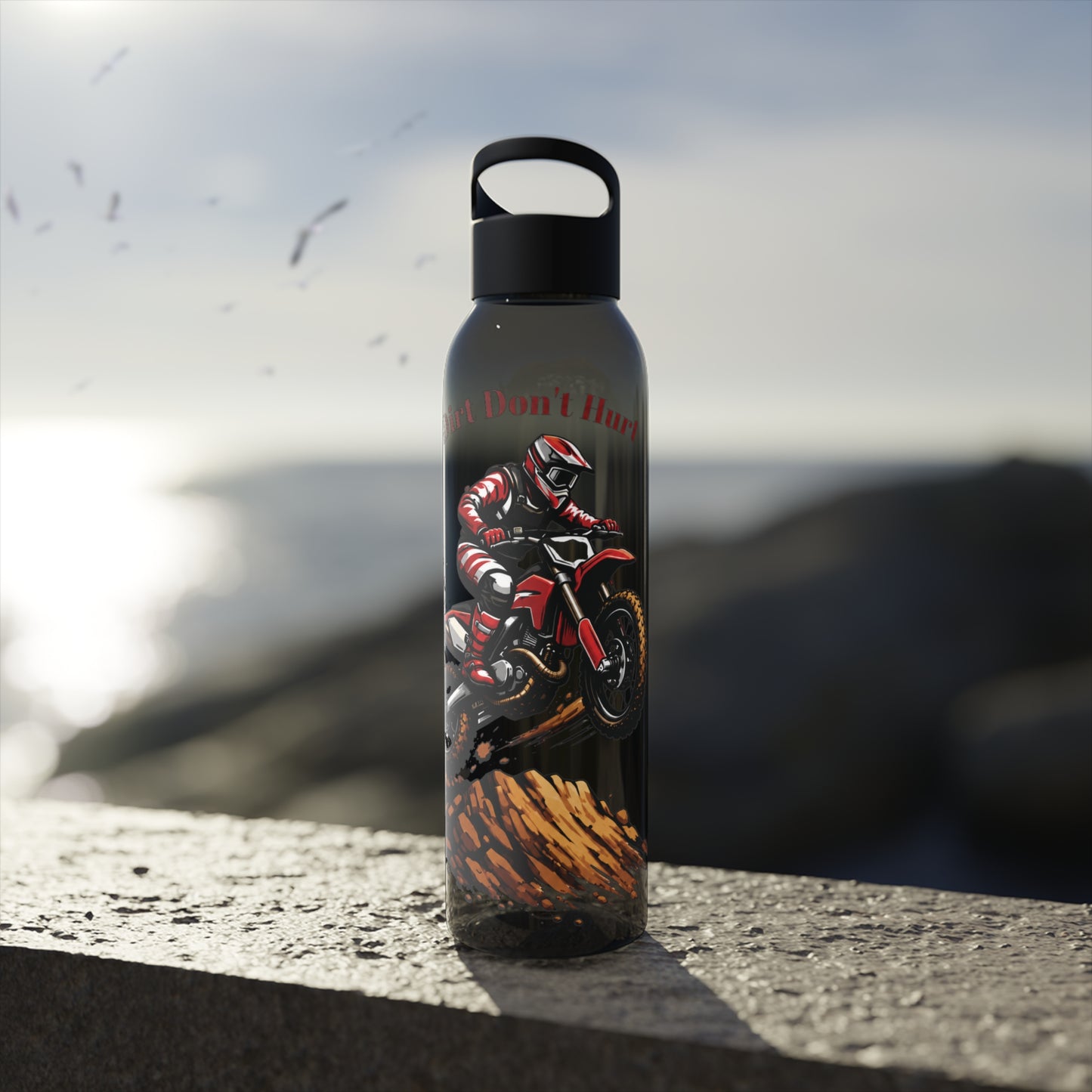 Dirt Don’t Hurt Motocross Water  Bottle