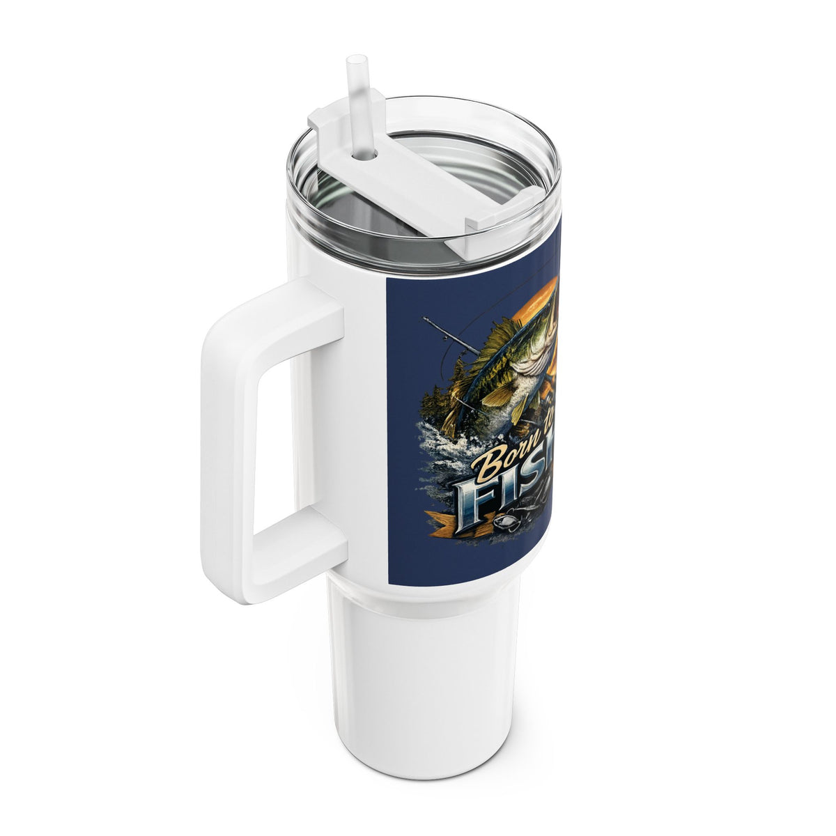 Born to Fish 40oz Insulated Mug