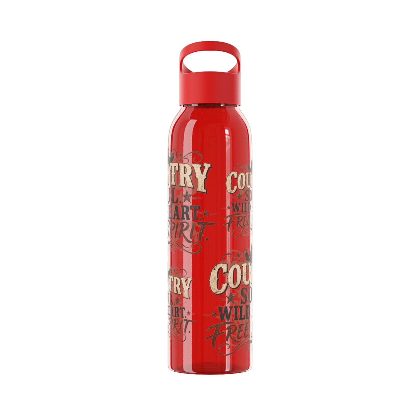 Country Soul Wild Heart Free Spirit Water Bottle – Country Western Bottle