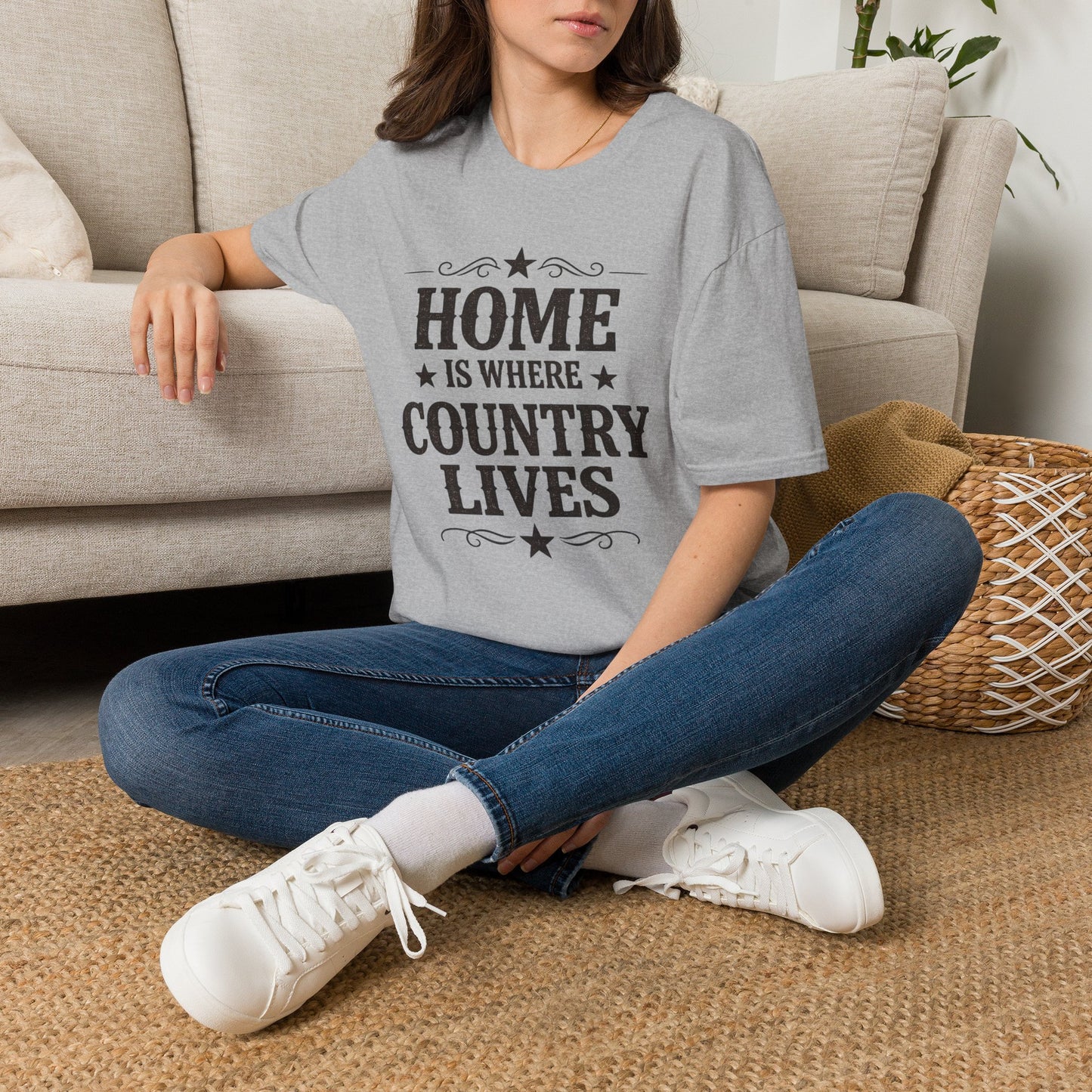 Home Is Where Country Lives T-Shirt – Country Style Tee