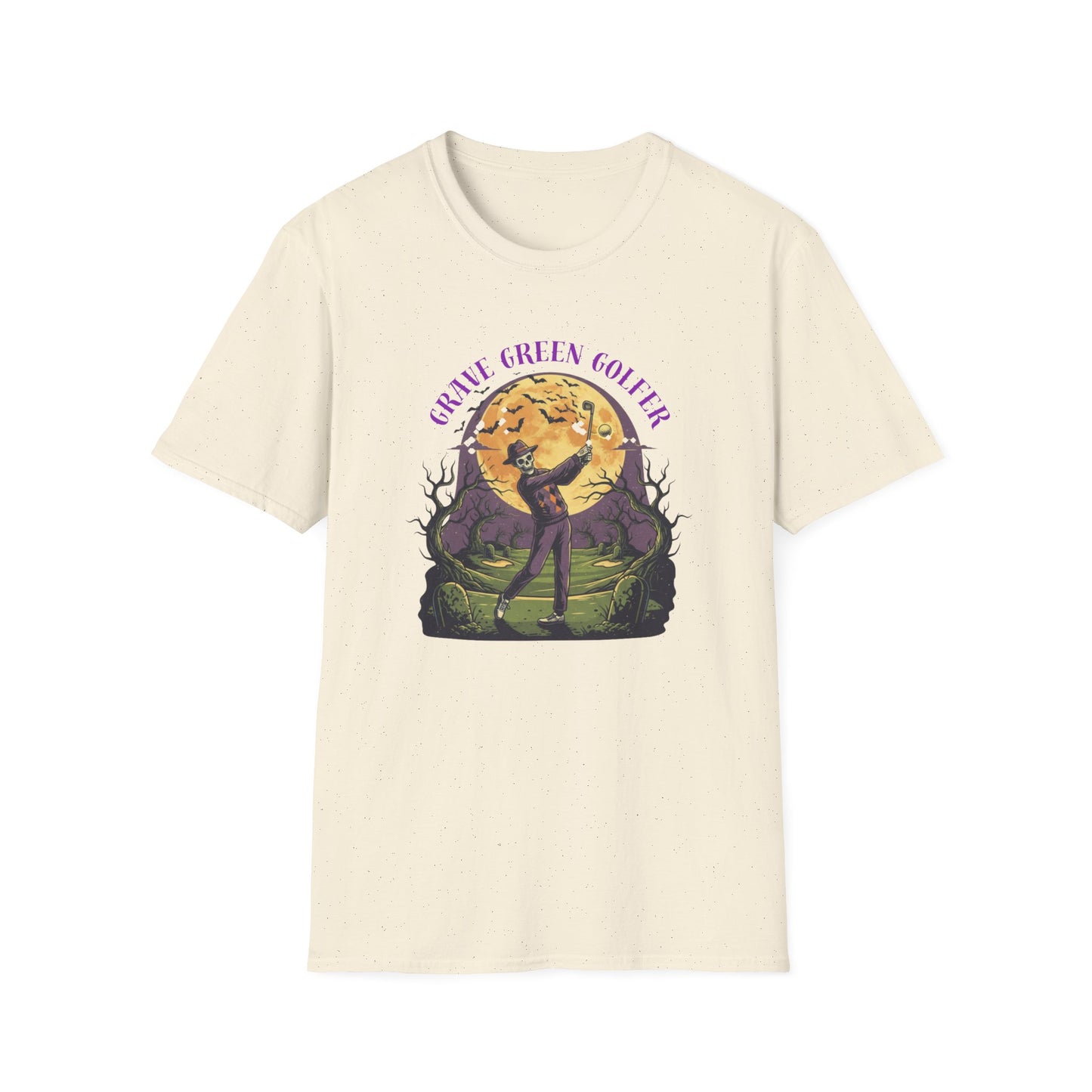 Grave Green Golfer Halloween T-Shirt