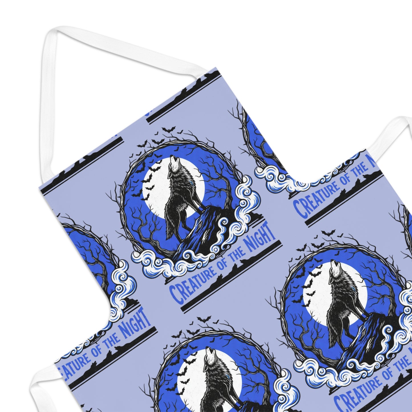 Creature of the Night Werewolf Apron – Gothic Full Moon Kitchen Apron