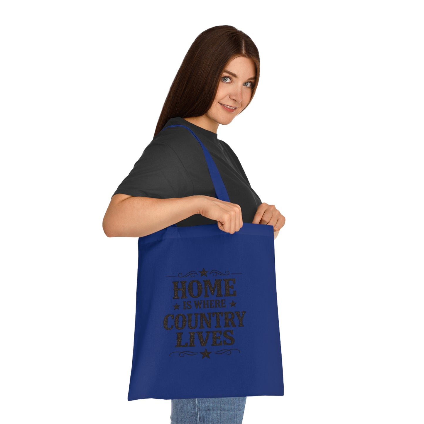 Home Is Where Country Lives Tote Bag – Country Shopper Bag