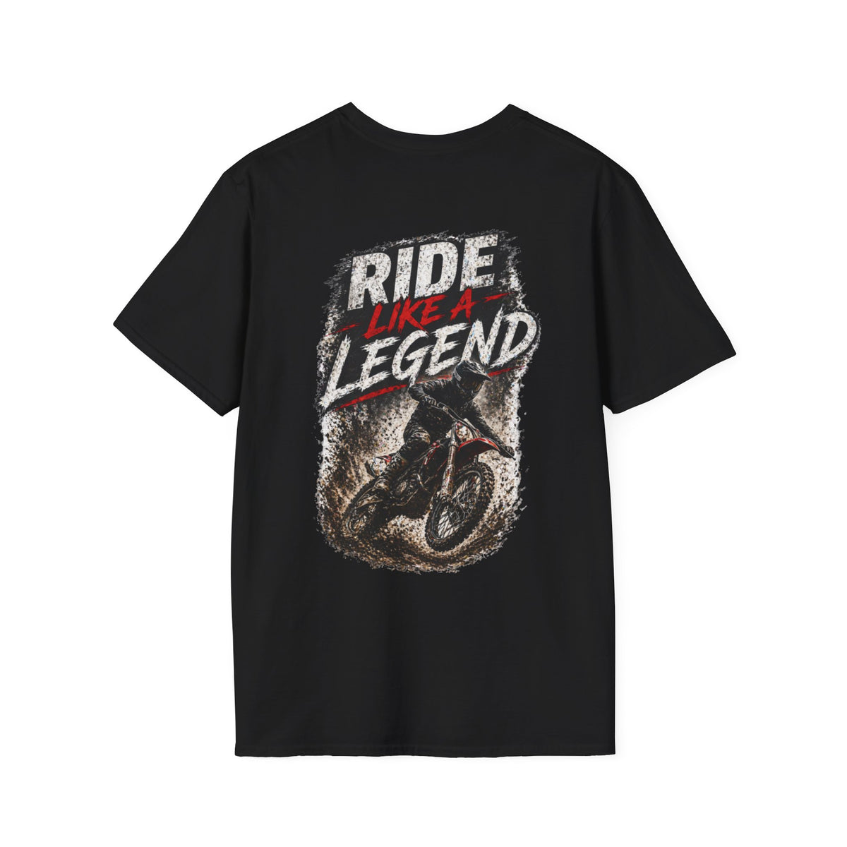 T-shirt de motocross Roulez comme une légende