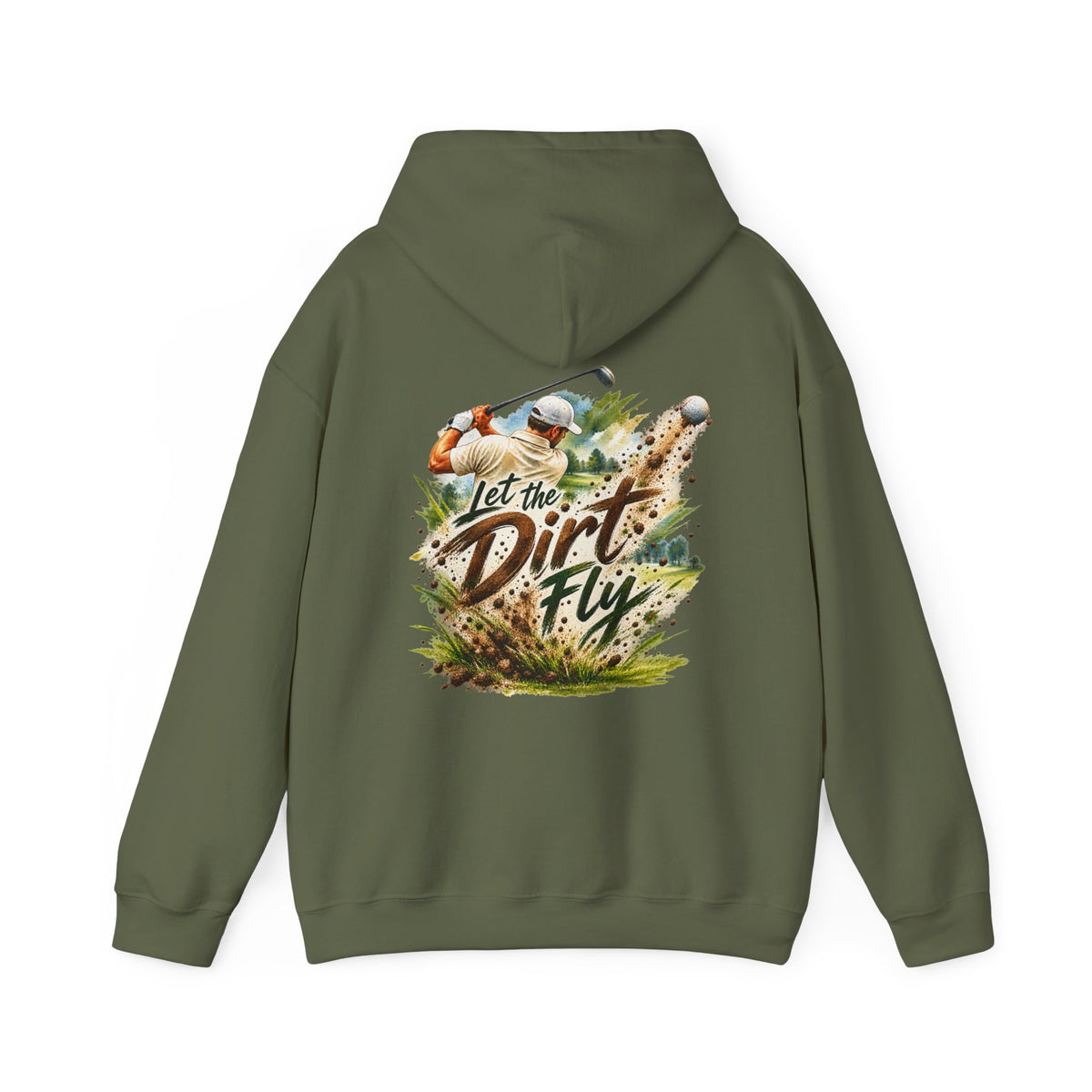Sweat à capuche de golf - Pull de golfeur "Laisse la terre voler"