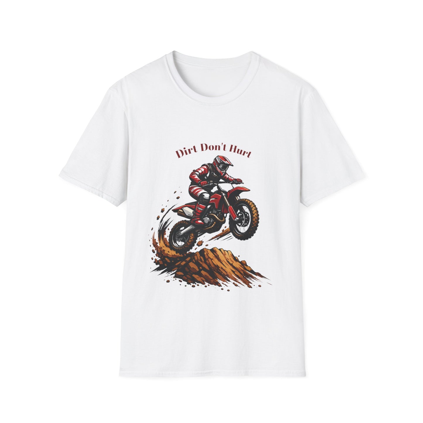 Dirt Don't Hurt Motocross T-Shirt Off Road Dirt Bike Graphic Tee