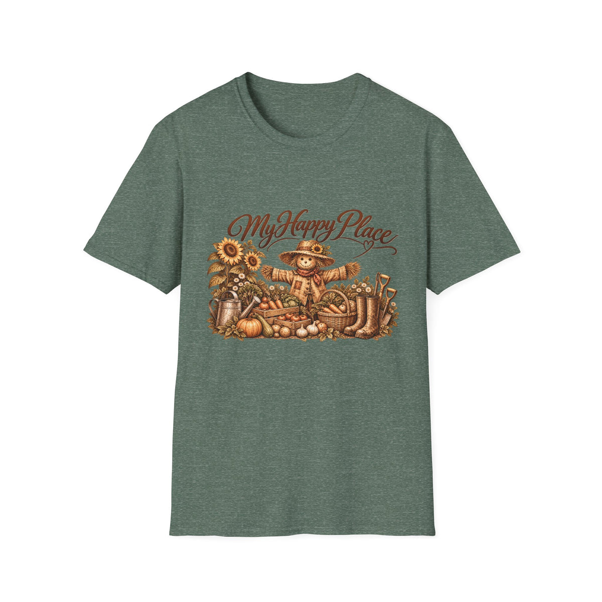 T-Shirt "Happy Place Gardening"