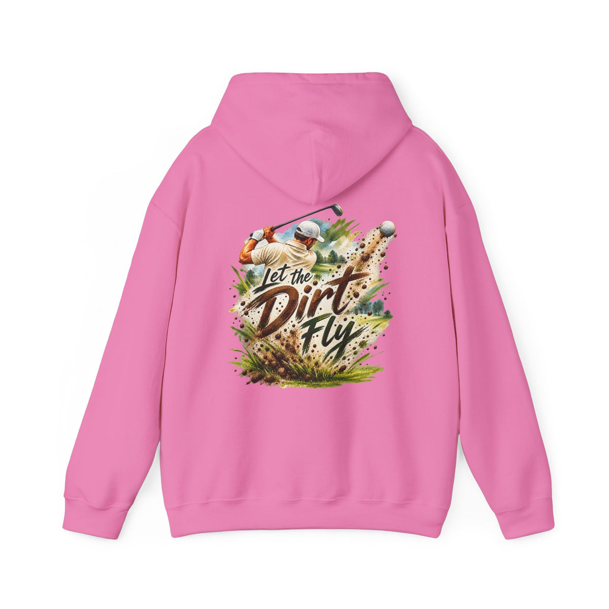 Sweat à capuche de golf - Pull de golfeur "Laisse la terre voler"