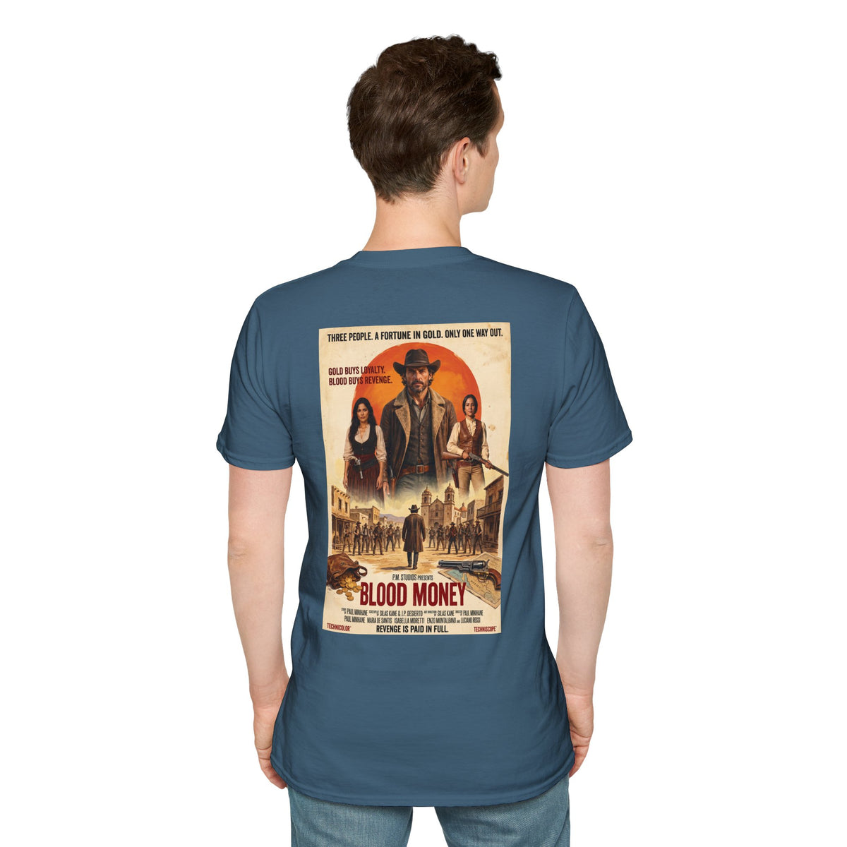 PM Pictures Blood Money T-Shirt – English Edition
