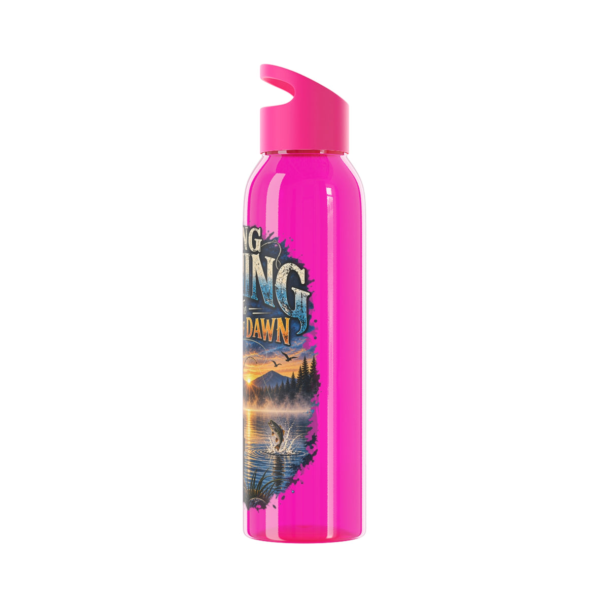 Going Fishing 'Til the Break of Dawn Water Bottle — Fishing Sunrise Stainless Bottle