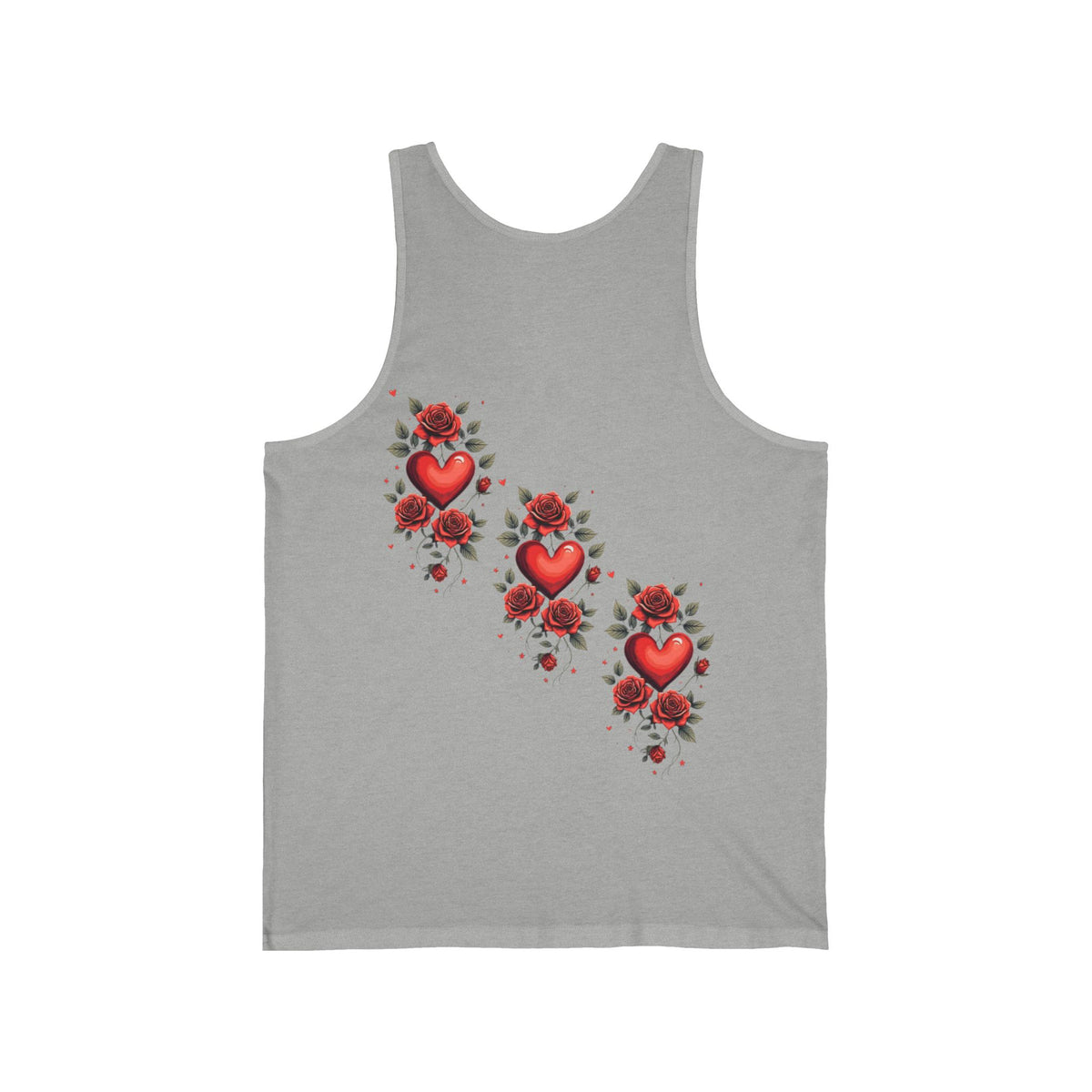 Hearts & Roses Tanktop mit doppelseitigem Print