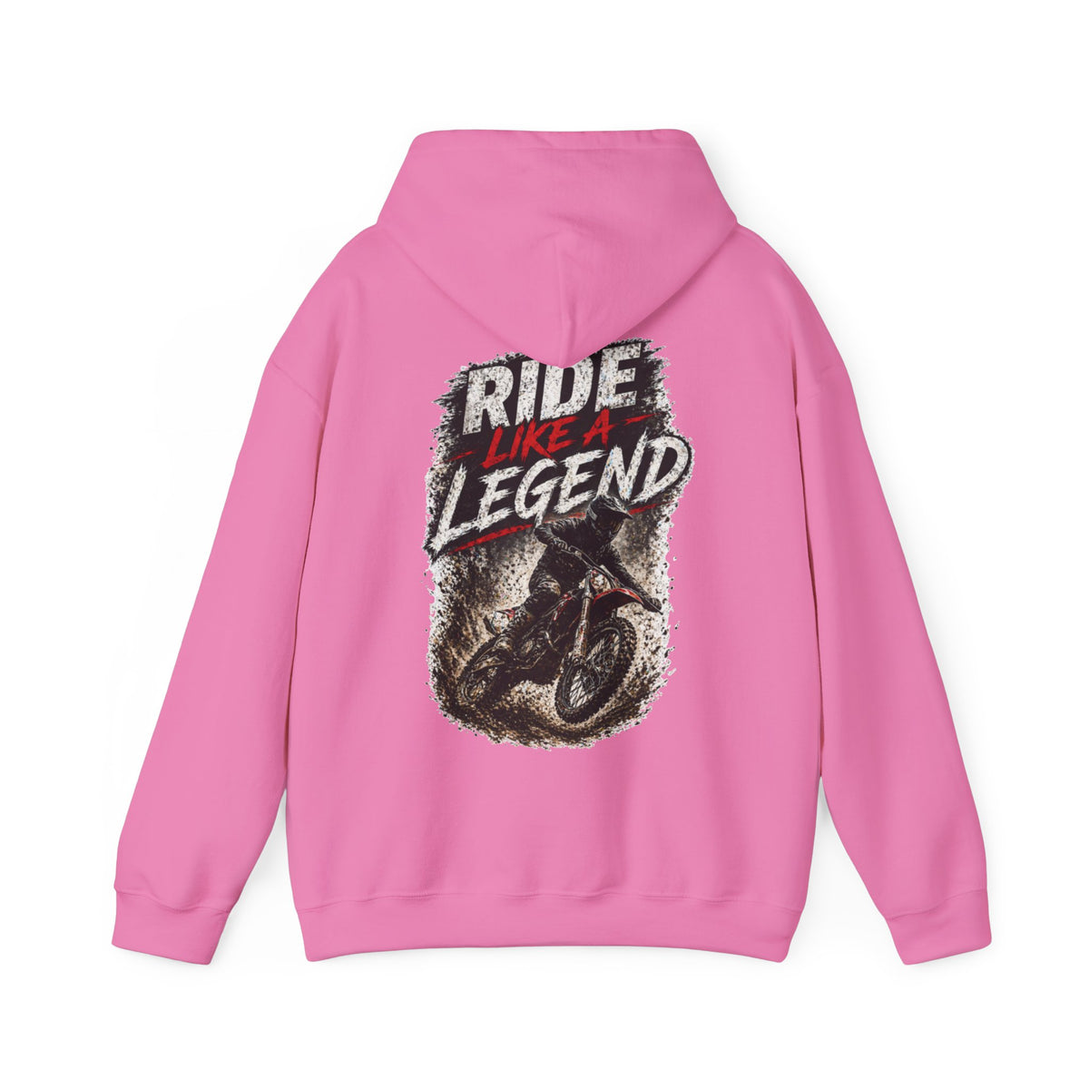 Ride Like a Legend Motocross-Kapuzenpullover – Dirt-Bike-Fahrer-Hoodie