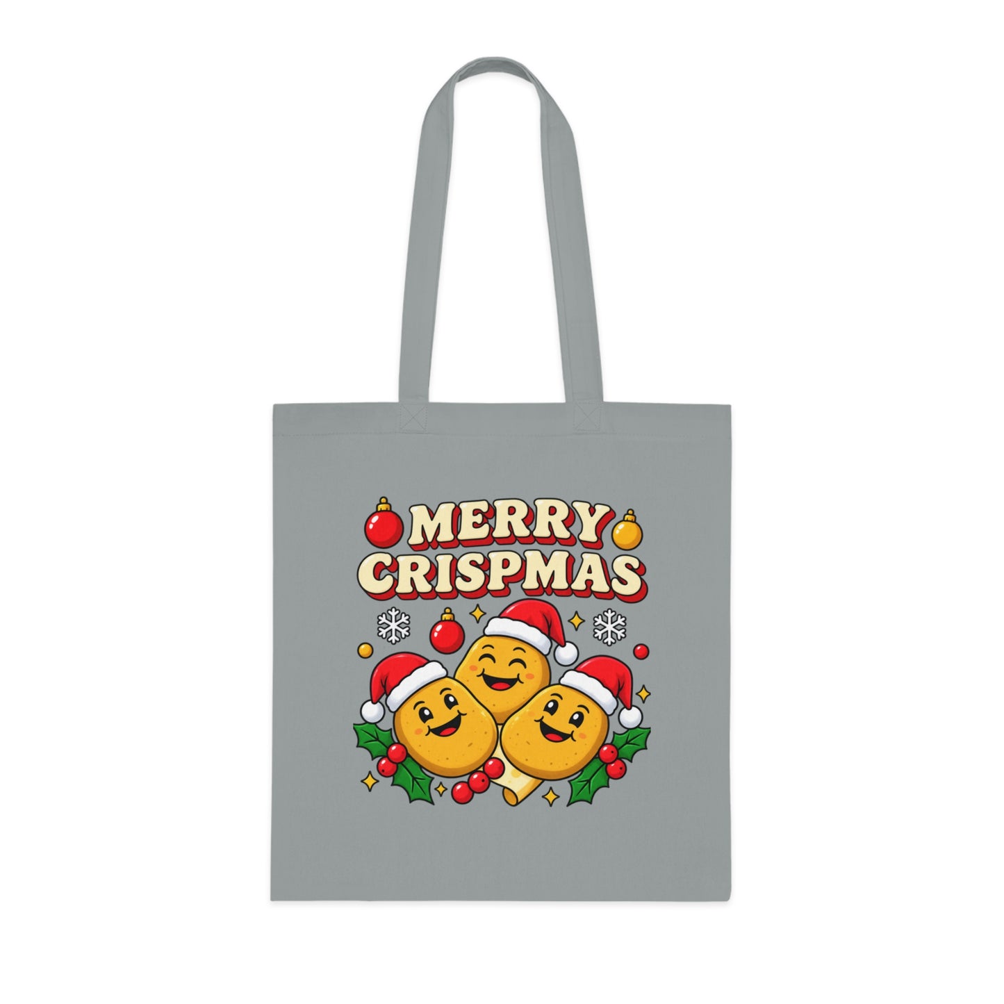 Merry Crispmas Christmas Tote Bag – Funny Festive Shopper