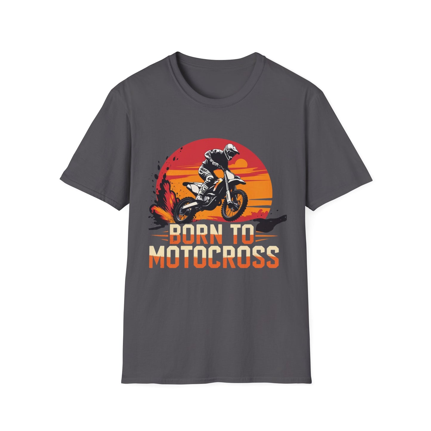 Born to Motocross Sunset T-Shirt - Dirt Bike Tee
