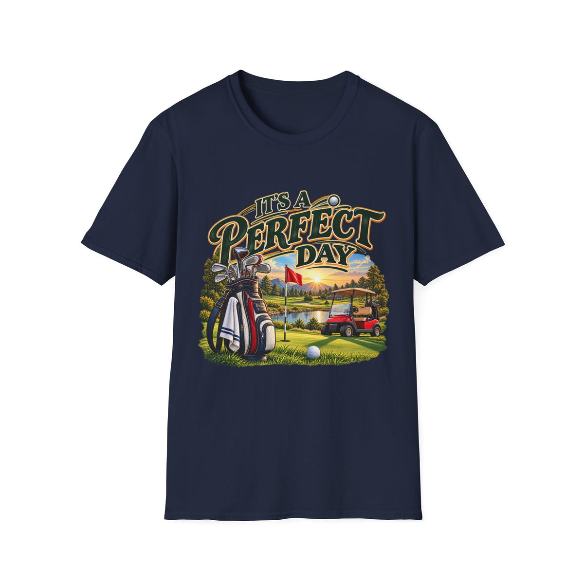 T-Shirt de golf C'est une journée parfaite pour le golf